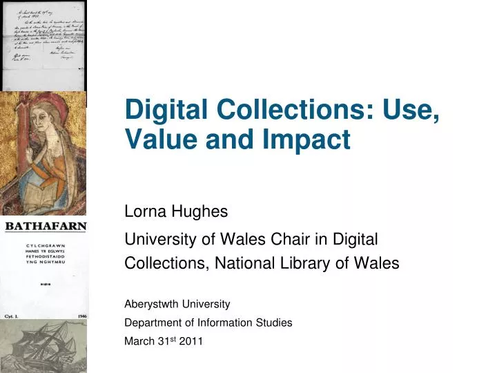 digital collections use value and impact