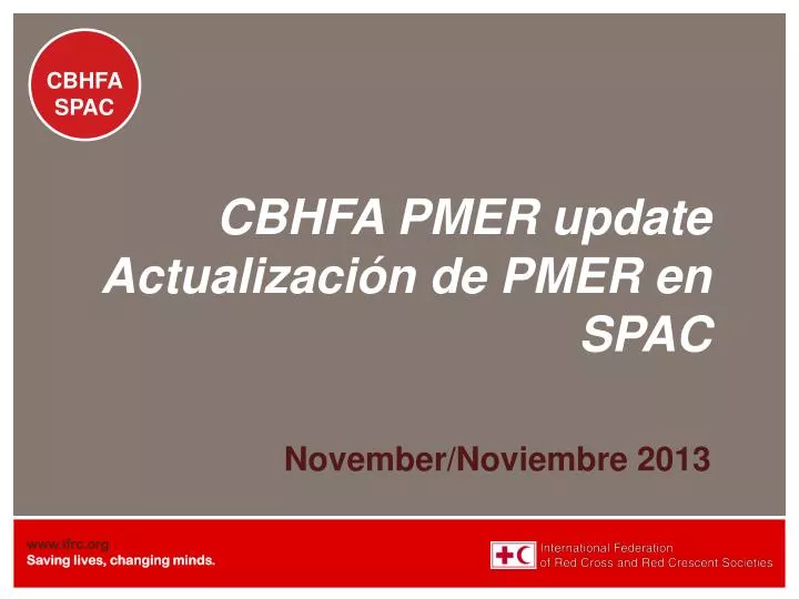cbhfa pmer update actualizaci n de pmer en spac