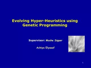 Evolving Hyper-Heuristics using Genetic Programming
