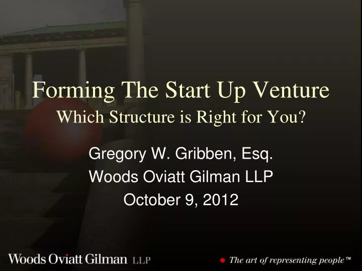 forming the start up venture which structure is right for you