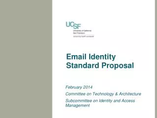 Email Identity Standard Proposal