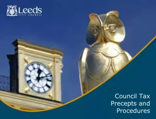 Council Tax Precepts and Procedures