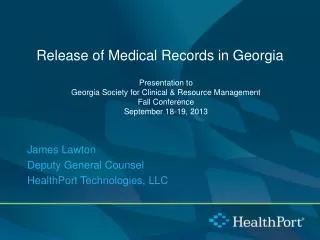 Release of Medical Records in Georgia