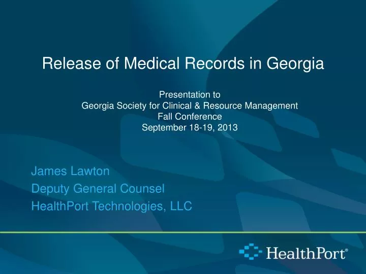 release of medical records in georgia