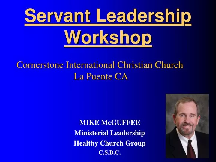 servant leadership workshop