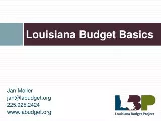 Louisiana Budget Basics