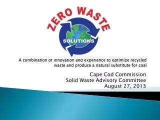 A combination of innovation and experience to optimize recycled waste and produce a natural substitute for coal