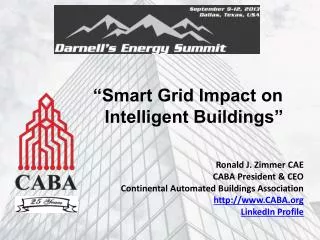 “Smart Grid Impact on Intelligent Buildings”