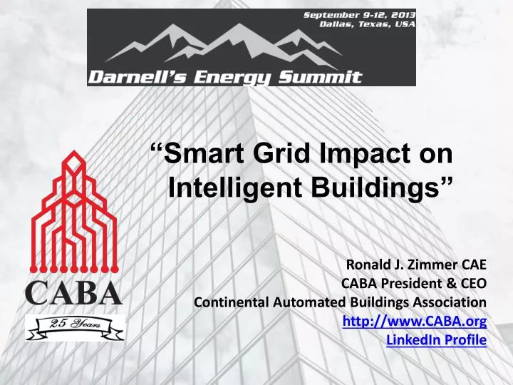 smart grid impact on intelligent buildings