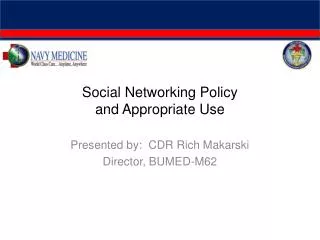 Social Networking Policy and Appropriate Use