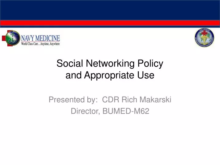 social networking policy and appropriate use