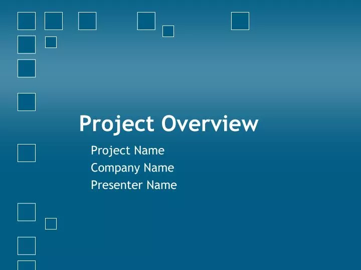 project overview