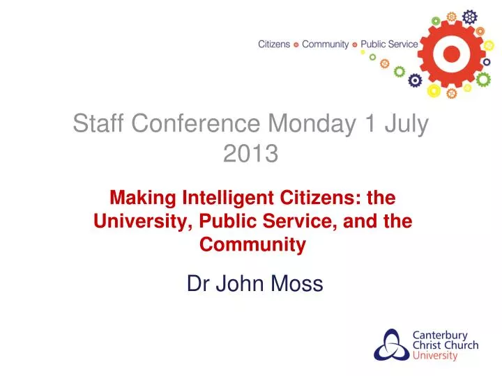 staff conference monday 1 july 2013