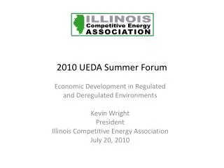 2010 UEDA Summer Forum