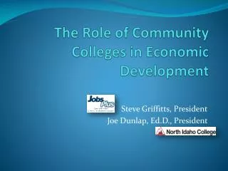 The Role of Community Colleges in Economic Development