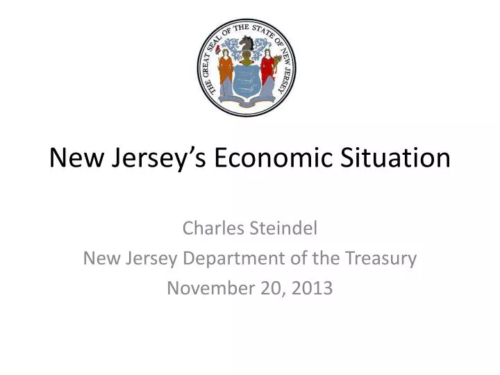 new jersey s economic situation