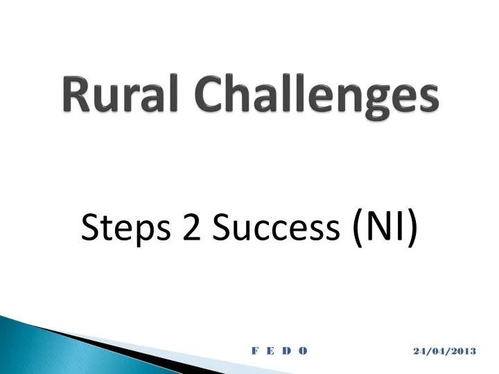 rural challenges