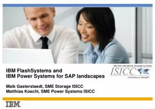 IBM FlashSystems and IBM Power Systems for SAP landscapes