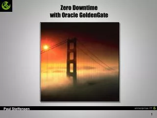 Zero Downtime with Oracle GoldenGate