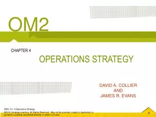 OPERATIONS STRATEGY