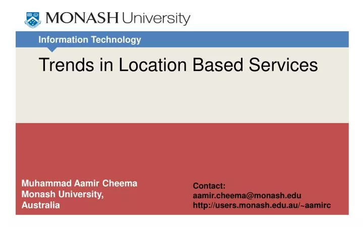 trends in location based services