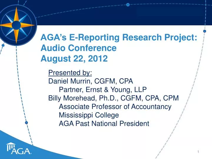 aga s e reporting research project audio conference august 22 2012