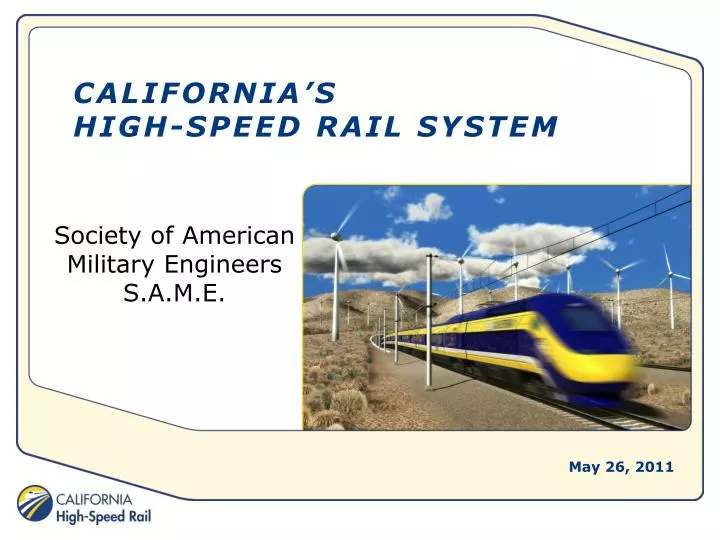 california s high speed rail system