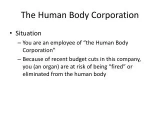 The Human Body Corporation