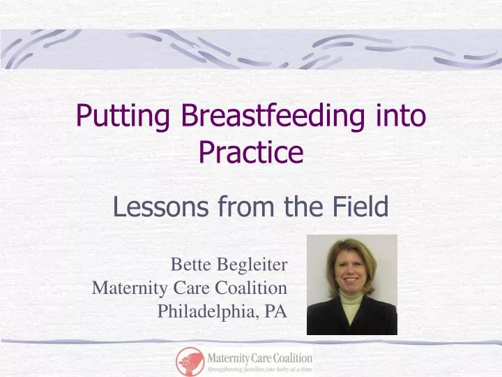 putting breastfeeding into practice