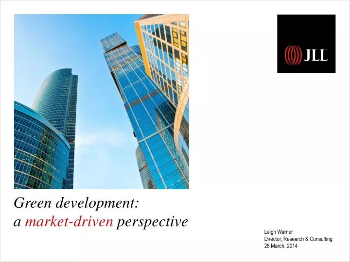 green development a market driven perspective