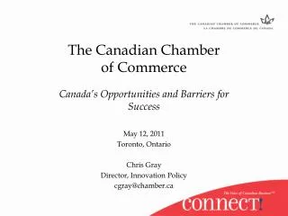 The Canadian Chamber of Commerce
