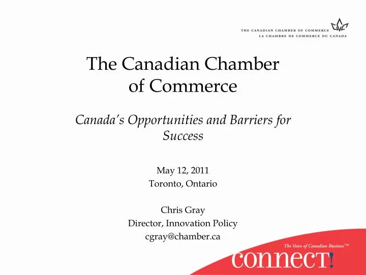 the canadian chamber of commerce