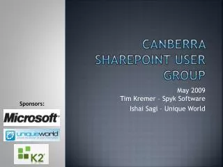 Canberra SharePoint User Group