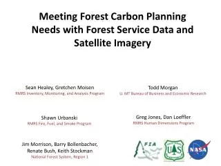 Meeting Forest Carbon Planning Needs with Forest Service Data and Satellite Imagery