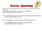 Starter Questions - slide 1