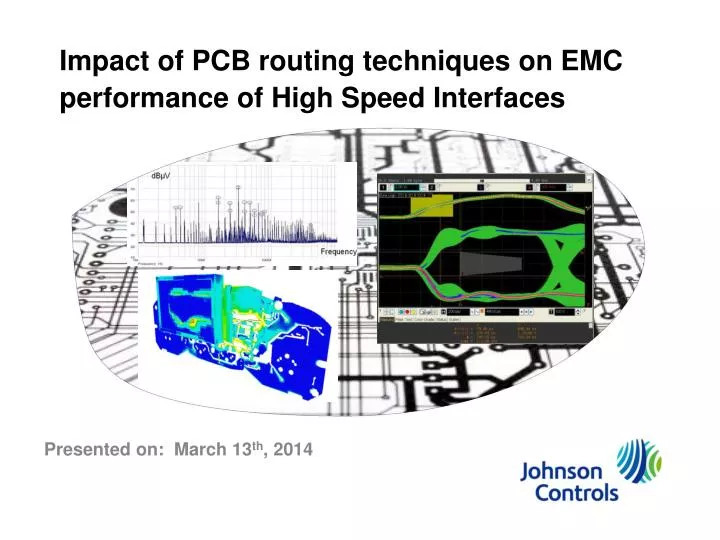 impact of pcb routing techniques on emc performance of high speed interfaces