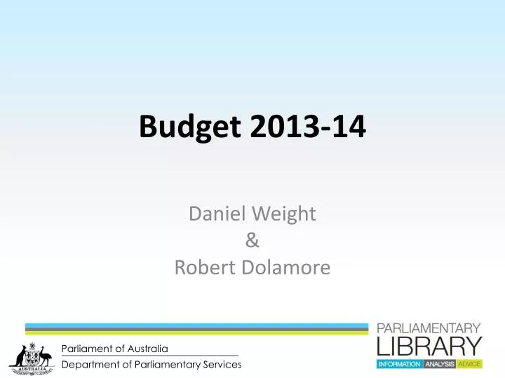 budget 2013 14