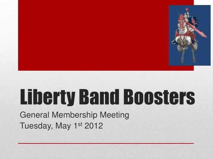 liberty band boosters