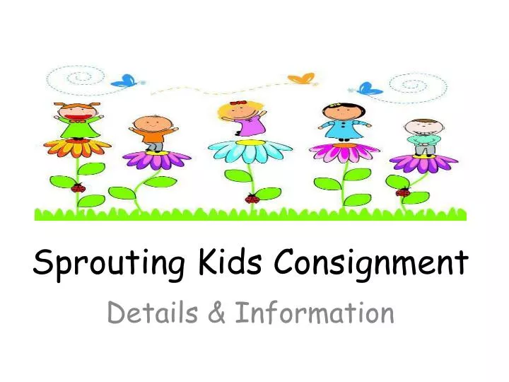 sprouting kids consignment