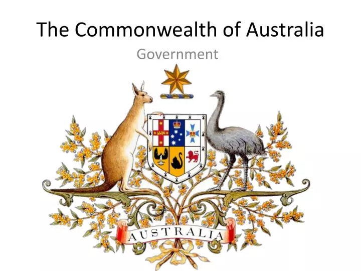 the commonwealth of australia