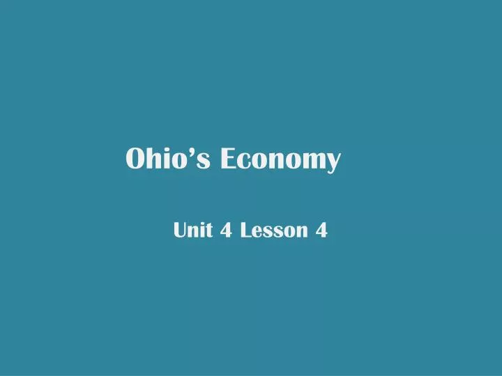 ohio s economy