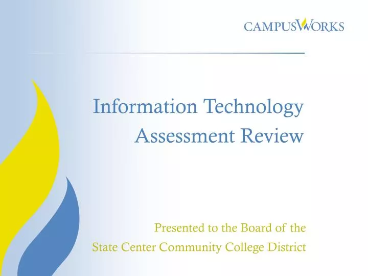information technology assessment review