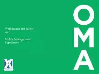 Work Health and Safety Act Middle Managers and Supervisors