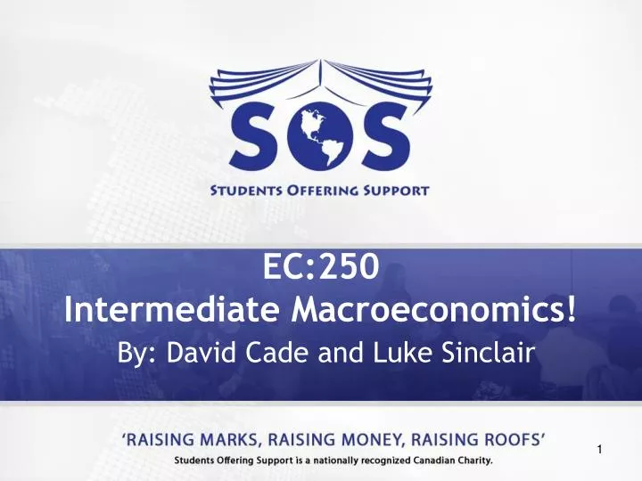 ec 250 intermediate macroeconomics