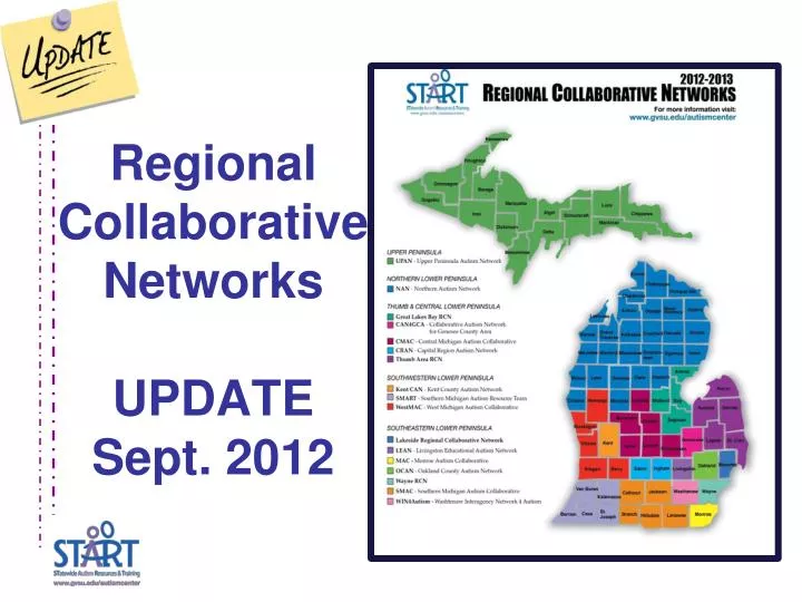 regional collaborative networks update sept 2012