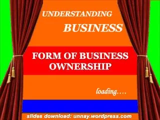 UNDERSTANDING BUSINESS