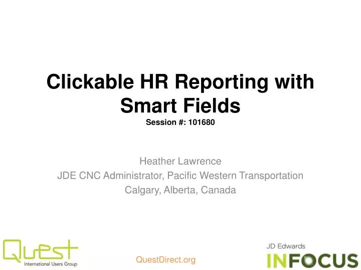 clickable hr reporting with smart fields session 101680