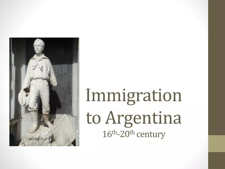 immigration to argentina 16 th 20 th century