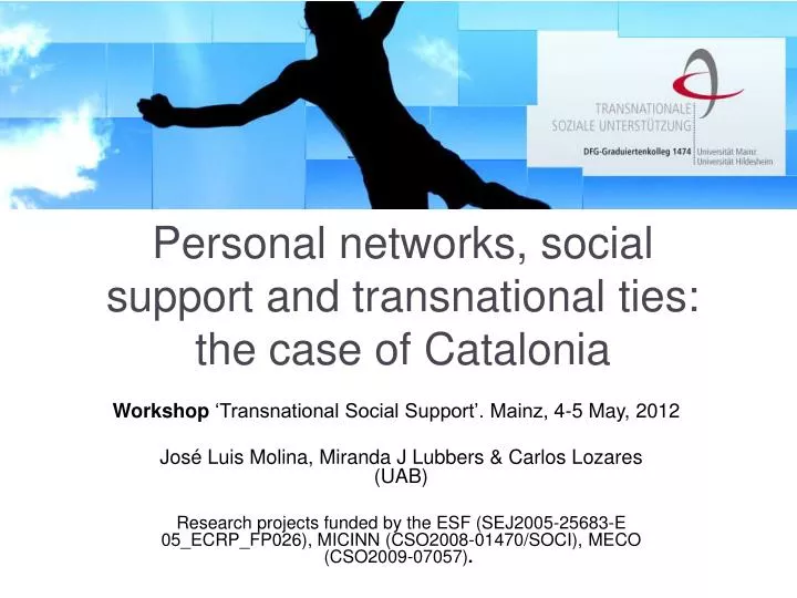 personal networks social support and transnational ties the case of catalonia