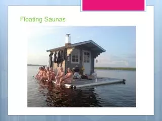 Floating Saunas